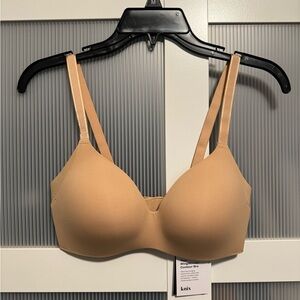 knix Tan Wireless Contour Bra - Smooth Molded Cups